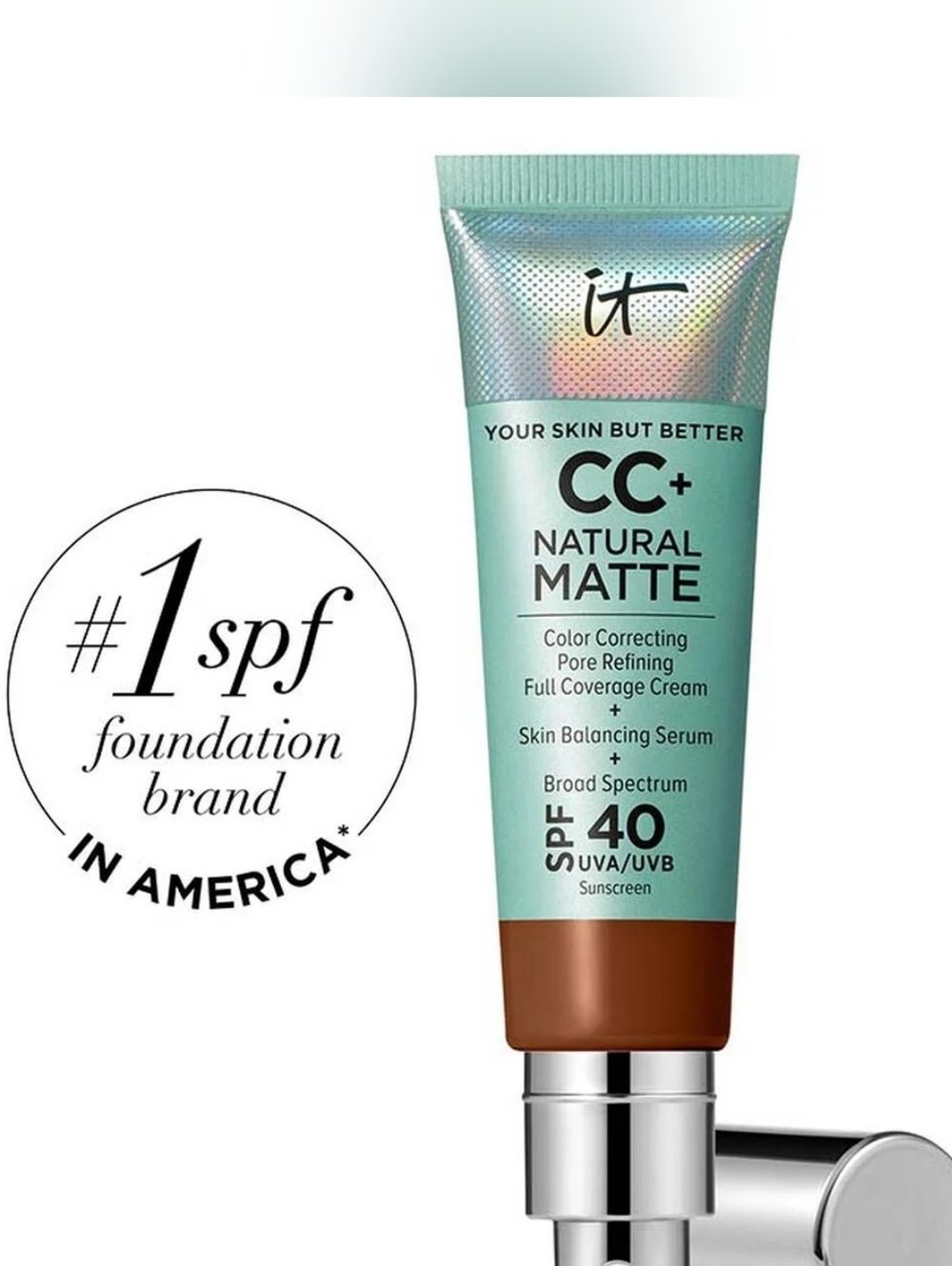 IT cosmetics CC+  Oil free matte full coverage cream Anti- Aging Concealer